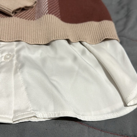 Adrienne Vittadini Sweater Blouse - Picture 4 of 7